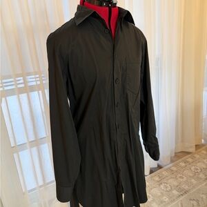 Y-3 Black Long Sleeve Shirt Jacket